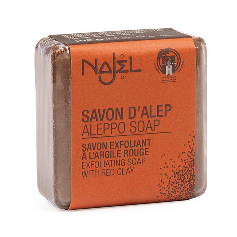 Aleppo Red Clay Exfoliant Soap Bar - 100g