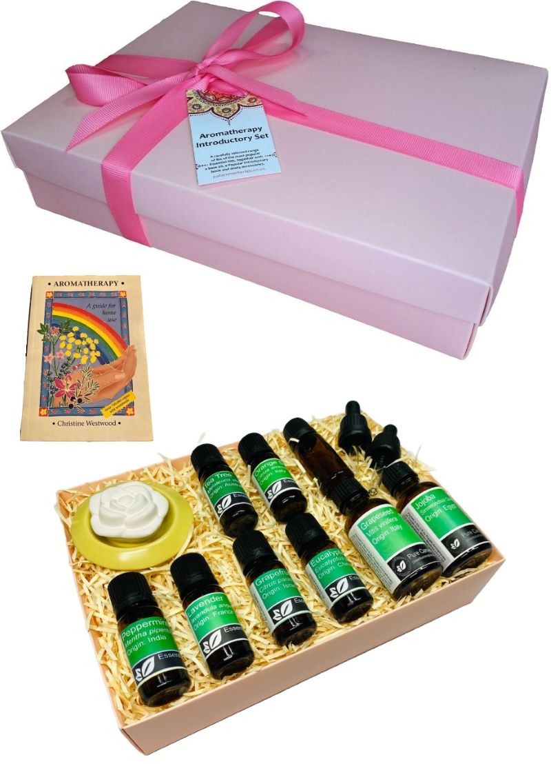 Aromatherapy Gift Set - Pink Gift Box