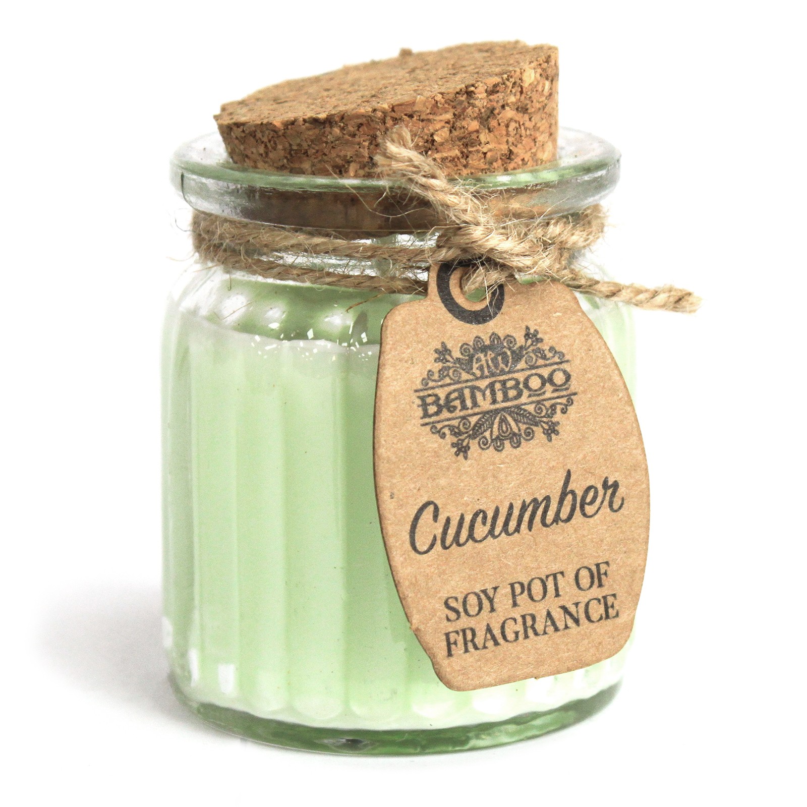 Cucumber Soy Wax Candle - Scented Pot Candle