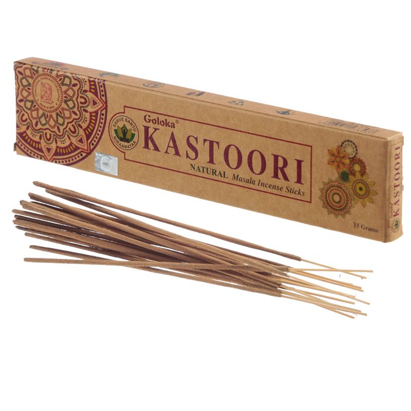 Goloka Organica Masala Incense Sticks - Kastoori