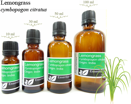 Lemongrass Essential Oil (cymbopogon citratus)