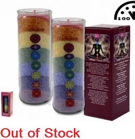 7 Chakras Candle (made with essential oils)  