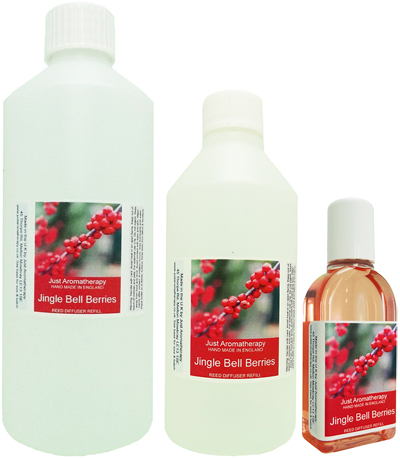 Jingle Bell Berries Reed Diffuser Refill - With Free Reeds