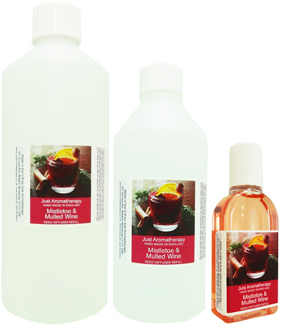 Mistletoe & Mulled Wine Reed Diffuser Refill  - With Free Reeds