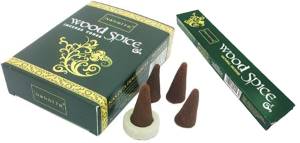 Nantita Wood Spice Incense Sticks & Wood Spice Cones