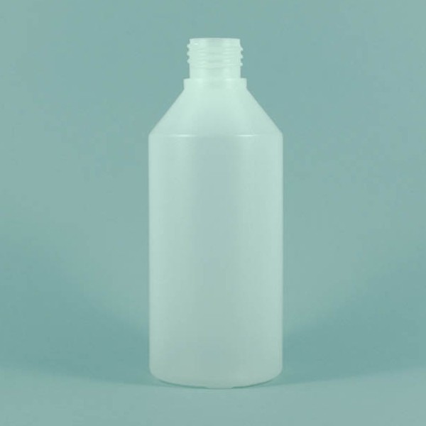250ml HDPE Plastic Bottle with White Cap