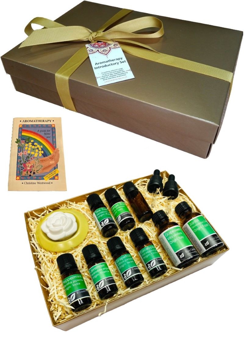 Aromatherapy Gift Set - Gold Gift Box