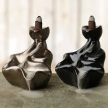 Backflow Incense Burners and Holders - With 10 x Free Cones