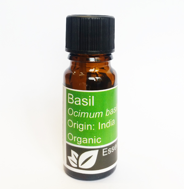 Organic Basil Essential Oil (Ocimum basilicum) 10ml