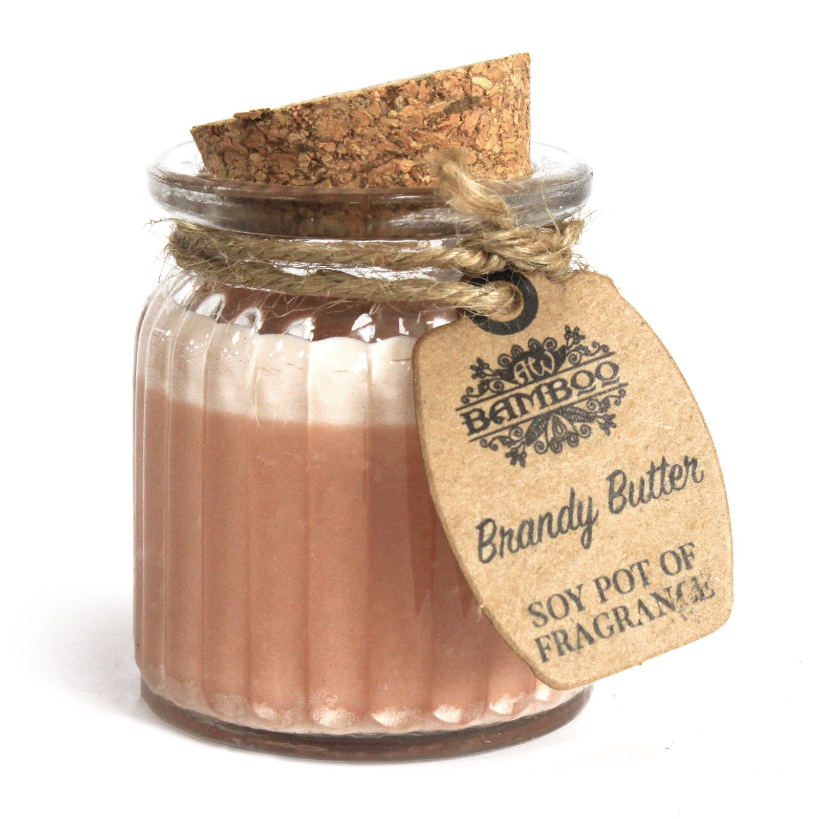 Brandy Butter Soy Wax Candle - Scented Pot Candle