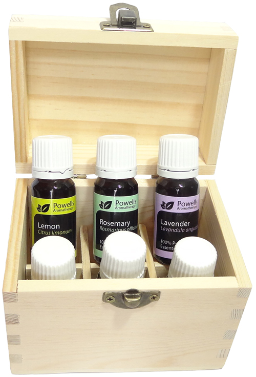 Set One 6 essential oils boxed set (Pine Box)