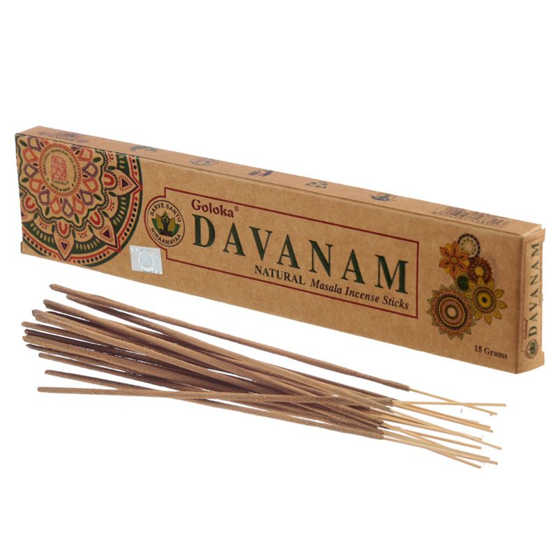 Goloka Organica Masala Incense Sticks - Davanam