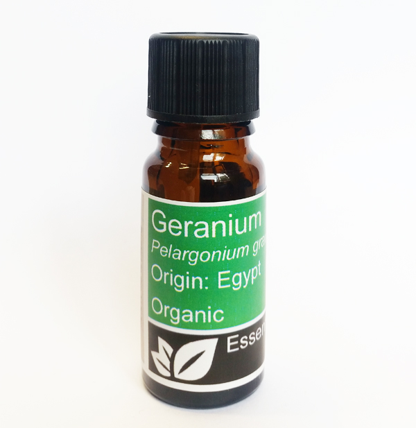 Organic Geranium Bourbon Essential Oil (pelargonium graveolens) 10ml