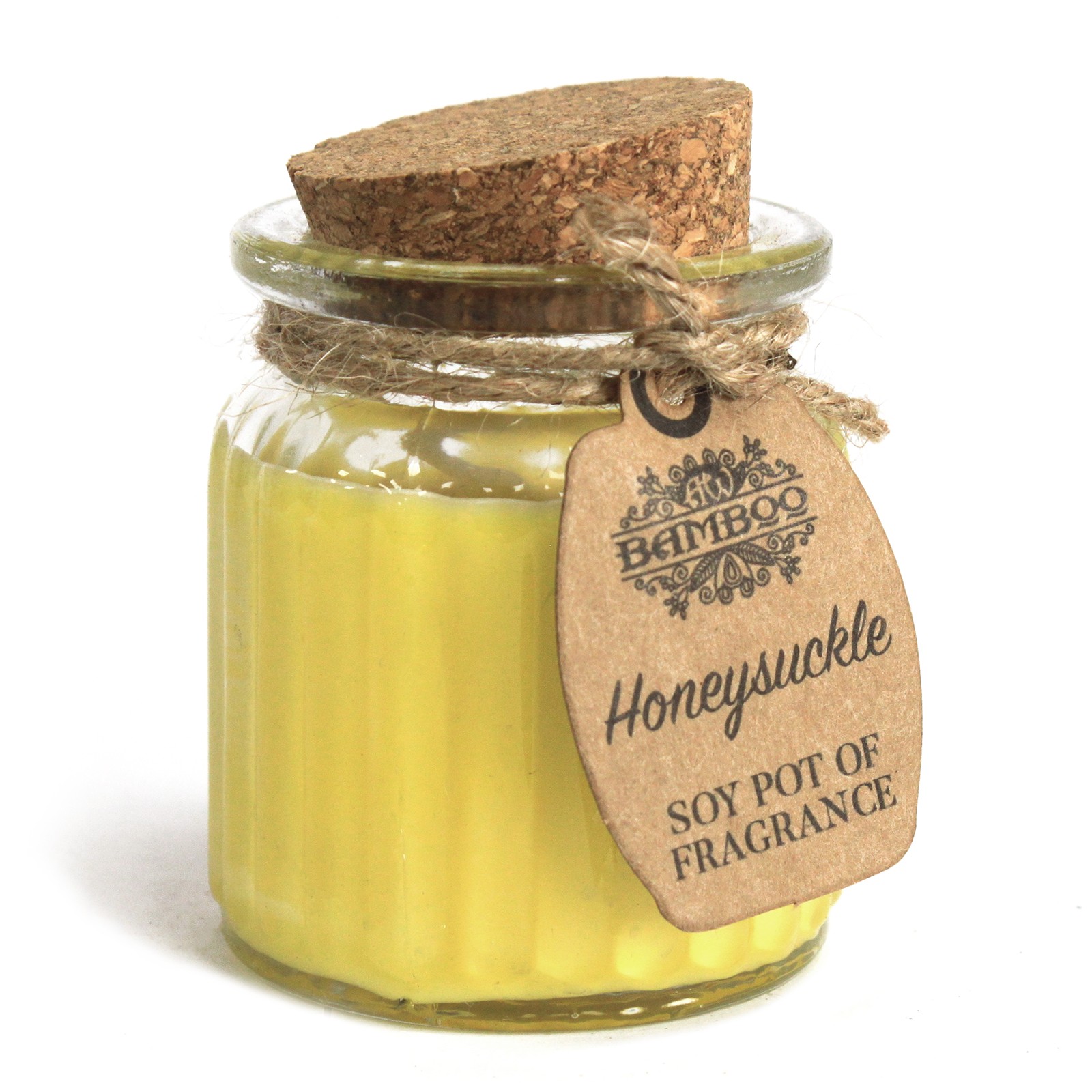 Honeysuckle Soy Wax Candle - Scented Pot Candle