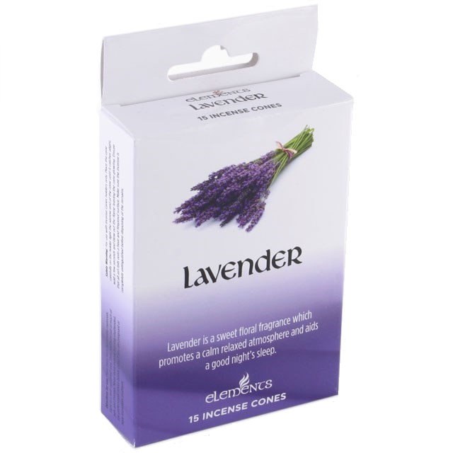 Elements Incense Cones - Lavender