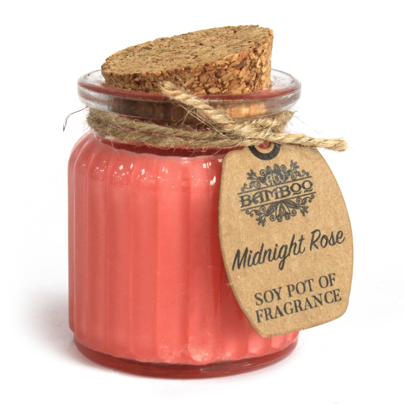 Midnight Rose Soy Wax Candle - Scented Pot Candle
