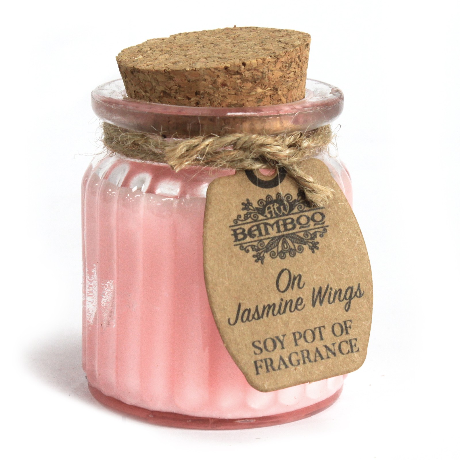 On Jasmine Wings Soy Wax Candle - Scented Pot Candle