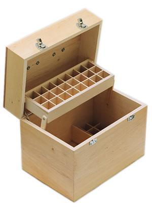 Practitioners Wooden Aromatherapy Box