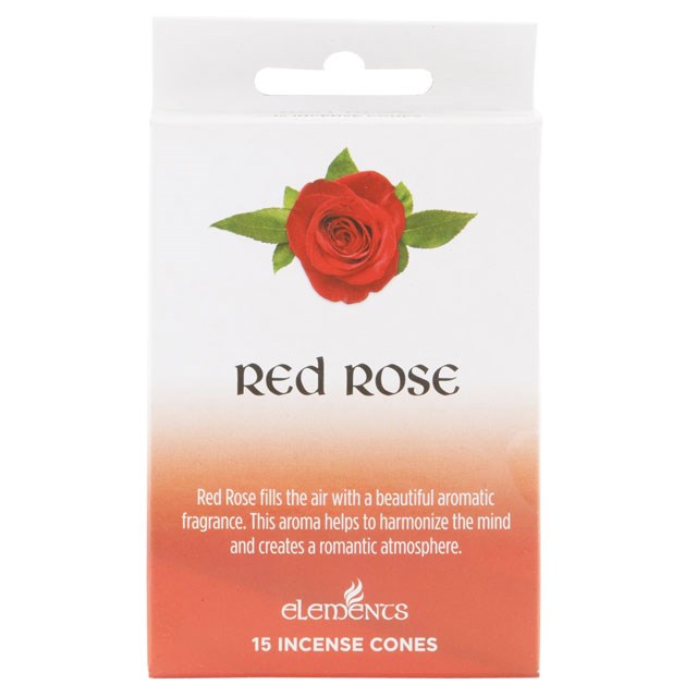 Elements Incense Cones - Red Rose