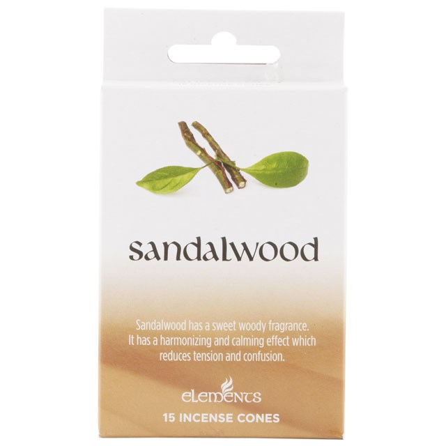 Elements Incense Cones - Sandalwood