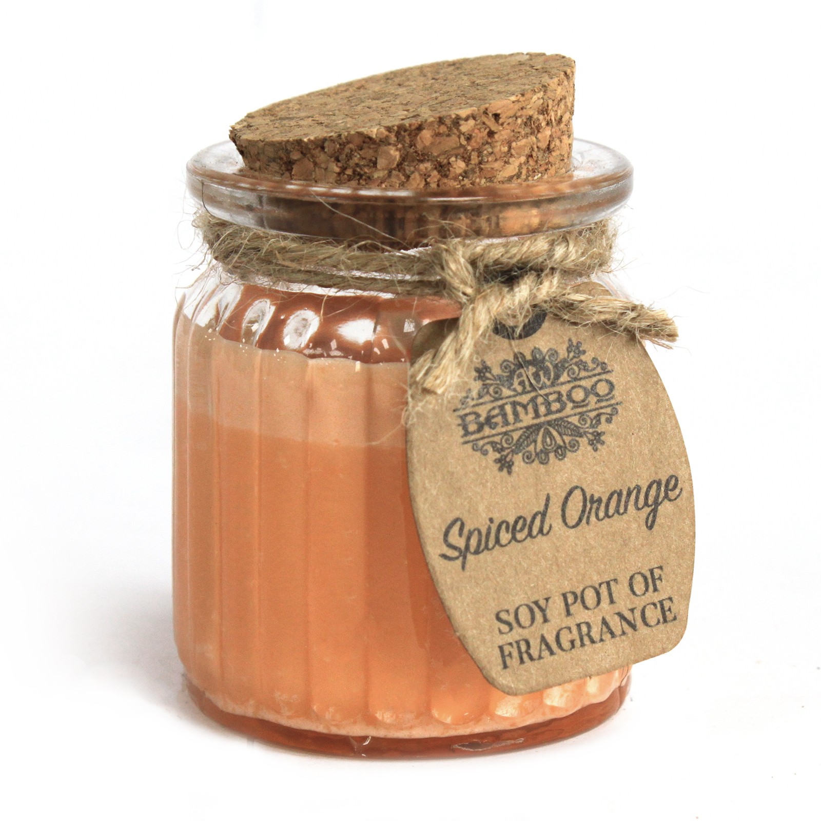 Spiced Orange Soy Wax Candle - Scented Pot Candle