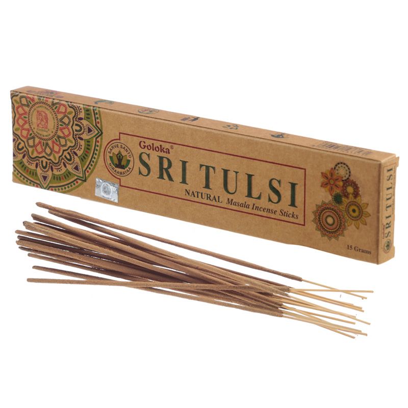 Goloka Organica Masala Incense Sticks - Sri Tulsi