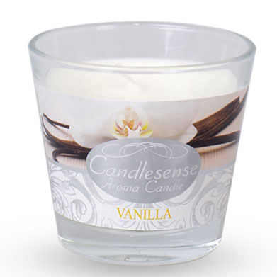 Wax Scented Jar Candle - Vanilla