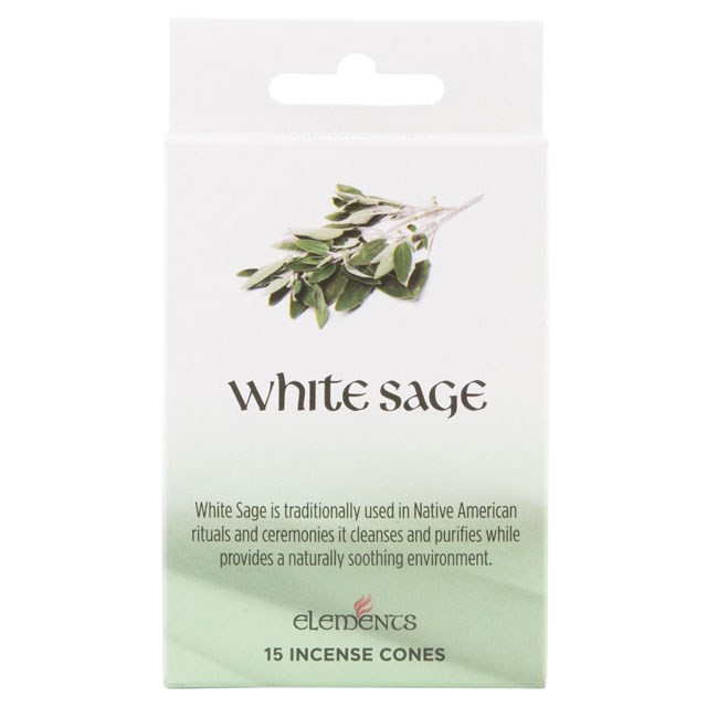 Elements Incense Cones - White Sage