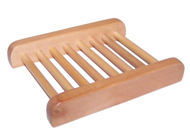 Hemu Wood Soap Dishes - Ladder